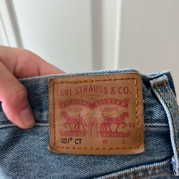 REVOLVE Levi’s Distressed Floral Patched 501 Jeans - Picture 5 of 6